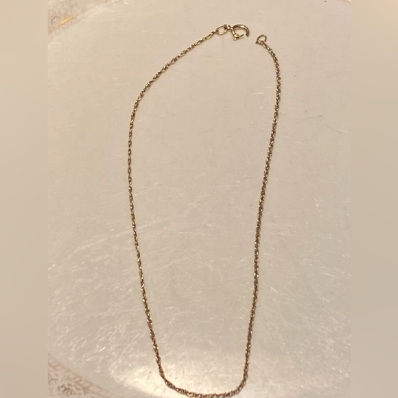 ๐ 10k yellow gold anklet. As it is. - Picture 2 of 11